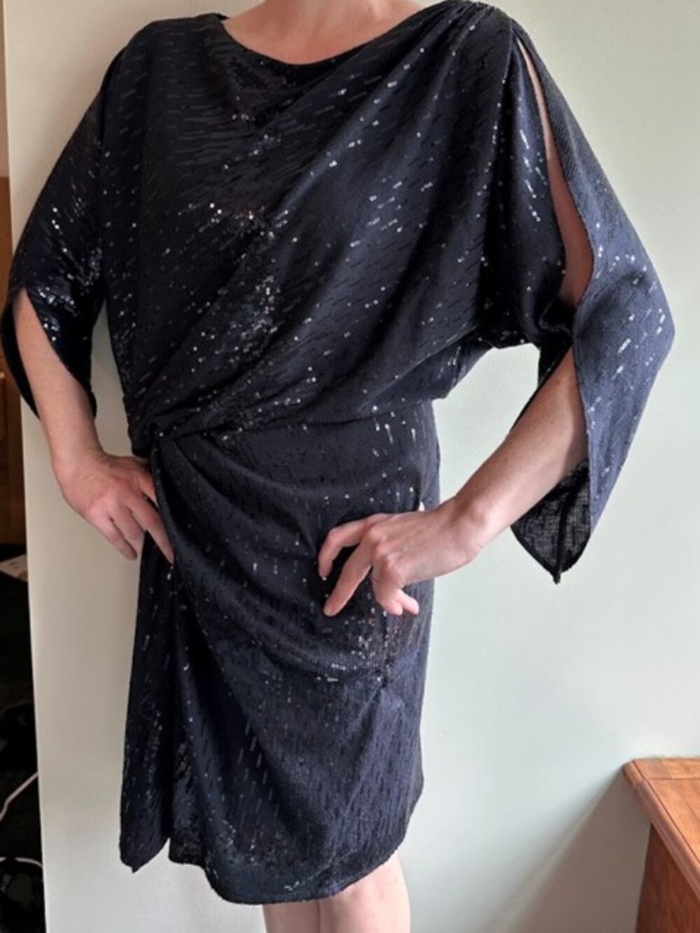 Sequined semi-formal David Meister dress
